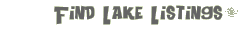 Find Lake Listings