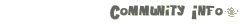 Community Info